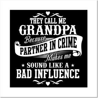 They Call Me Grandpa Fathers Day Gifts Funny Grandpa Sayings Quote Posters and Art